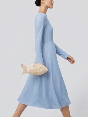 Serpui Marie Fish Clutch Bag